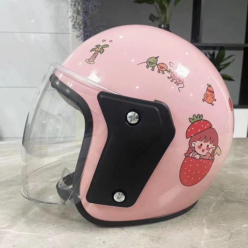 Adult Electric Car Helmets Fashionable Ear Protection and Warm Autumn and Winter Four Seasons Universal Electric Car Security Protective Helmets