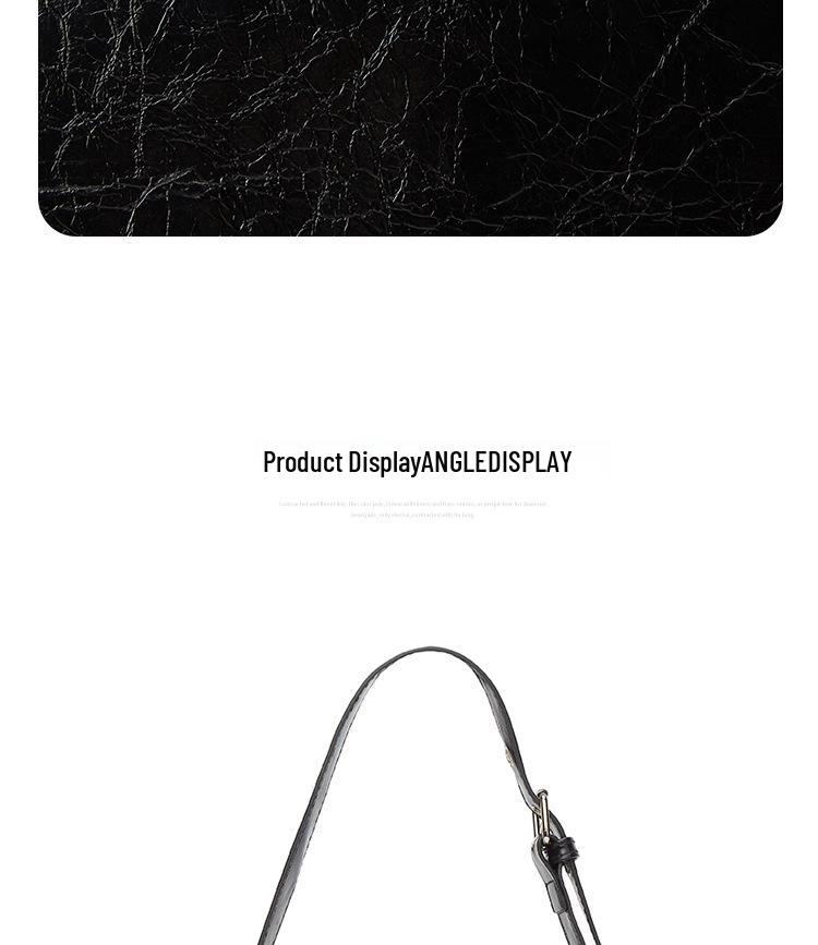 Spicy Girl Leather Motorcycle Crossbody Bag with Rivets - 2025 Fashion
