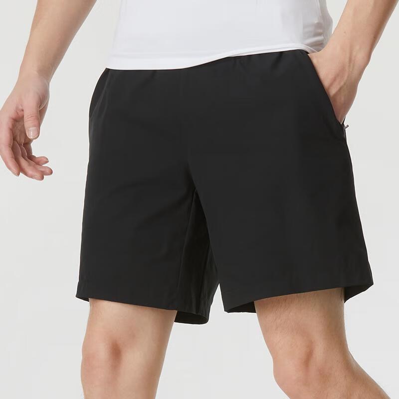 Under Armour Solid Woven Quick-Dry Breathable Training Shorts Unisex shorts Black 24500201-001