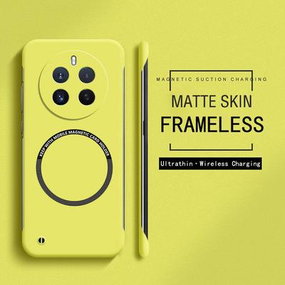 Bezramkowe Magnetyczne Ultracienkie Etui Dla Magsafe Huawei Honor X9A 50 70 90 100 200 Pro Bezprzewodowe Ładowanie Twardy PC Matowy Pokrowiec na Tył