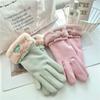 Korean Style Gloves Autumn Winter Female Gloves  Driving Mitten Full Finger Gloves