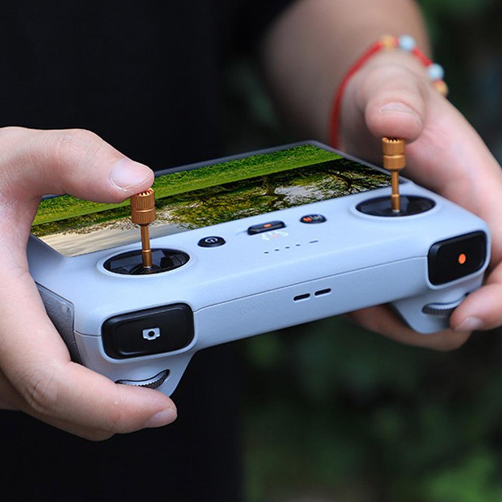 Aluminum Alloy Extended Joystick Drone Thumb Rocker Sticks for Mini 3 Pro/RC Remote Controller Joystick Accessories