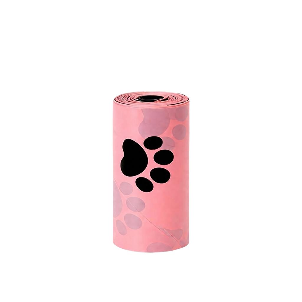 Biodegradable Pet Waste Bags for Dog and Cat Poop Disposal with Leak Proof Design and Easy Tie Handles for Outdoor Use