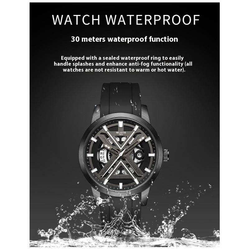 Top Brand Trend Watch Unique Fashion Calendar Luminous Men's Watch