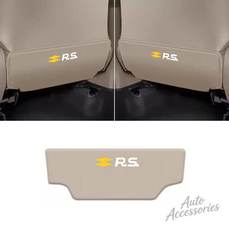Car Seat Back Protector Mat Prevent Dirty Anti Kick Pad Accessory For Renault RS Clio Scenic Logan Megane Koleos Sandero Safrane S666