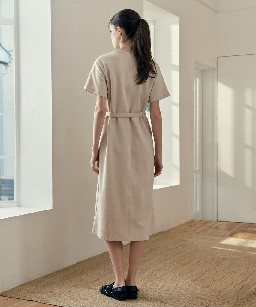Jucy Judy Belted Jersey Dress J1Op321A