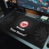 Eintracht Frankfurt Benutzerdefinierter Name Große Größe Mauspads Große Gaming-Tischauflage Rutschfest Laptop Tablet Großes Mauspads XXL Matte Mini-PC-Spielmatte Mit Schloss