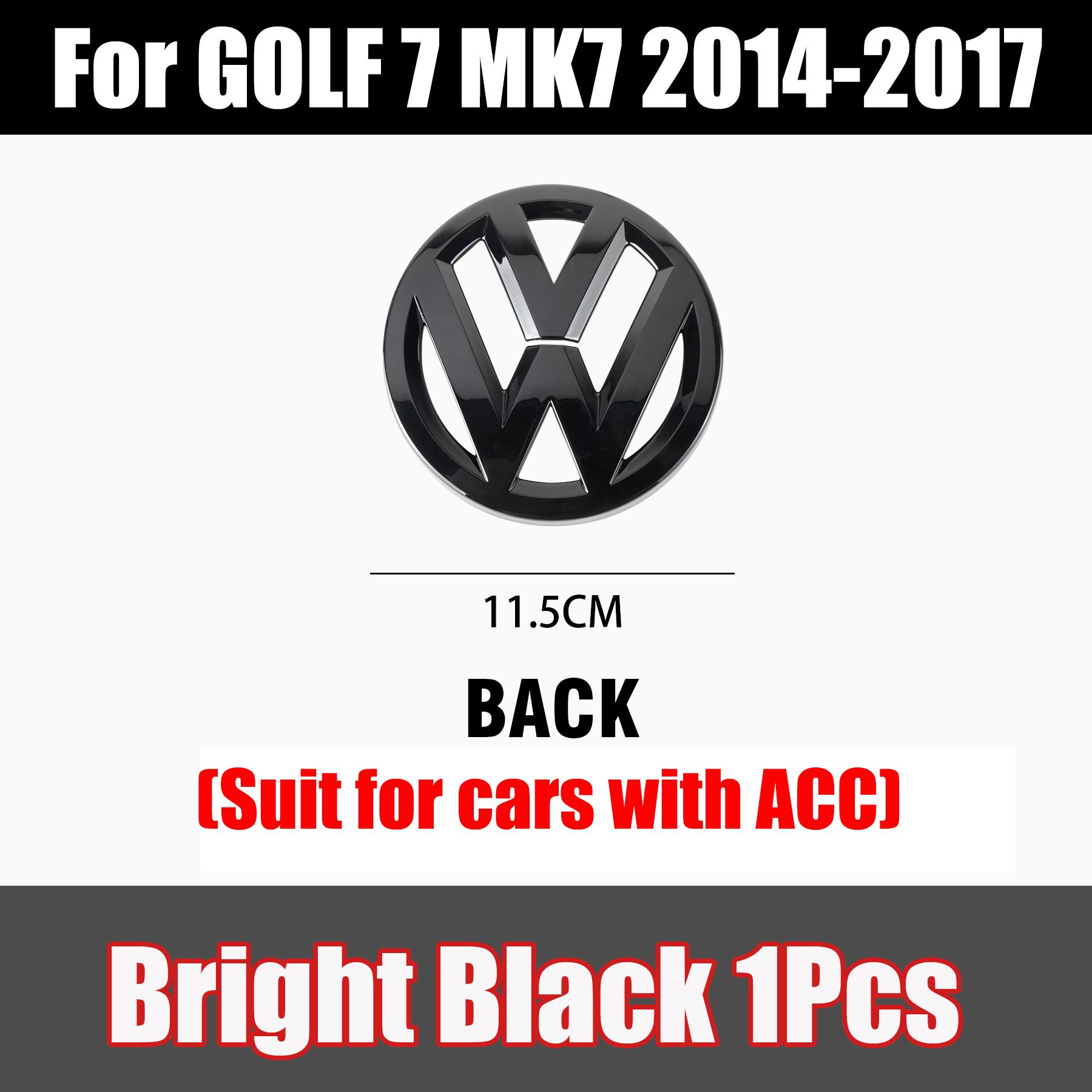 

Car Front Radiator Grille Logo Decoration Cover Trunk Lid Badge Sticker Decal For Volkswagen VW Golf 7 MK7 2014 2015 2016 2017 Golf 7 MK7 2014-2017