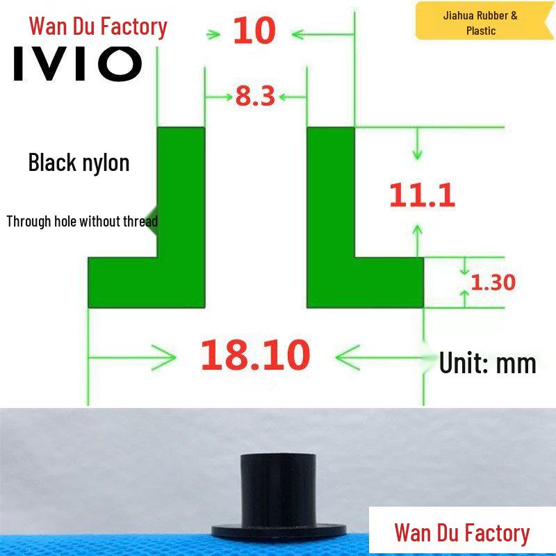 T-Shaped Nylon Insulating Bushing Spacer for M3-M35 Threads