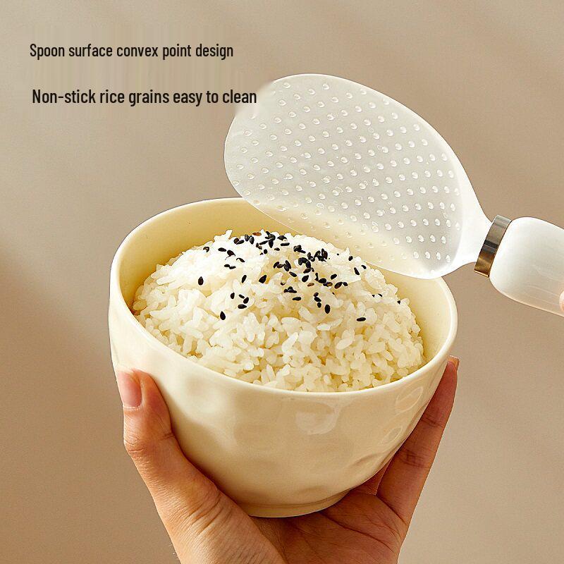 Non-stick Magnetic Rice Serving Spoon with Stand for Rice Cooker