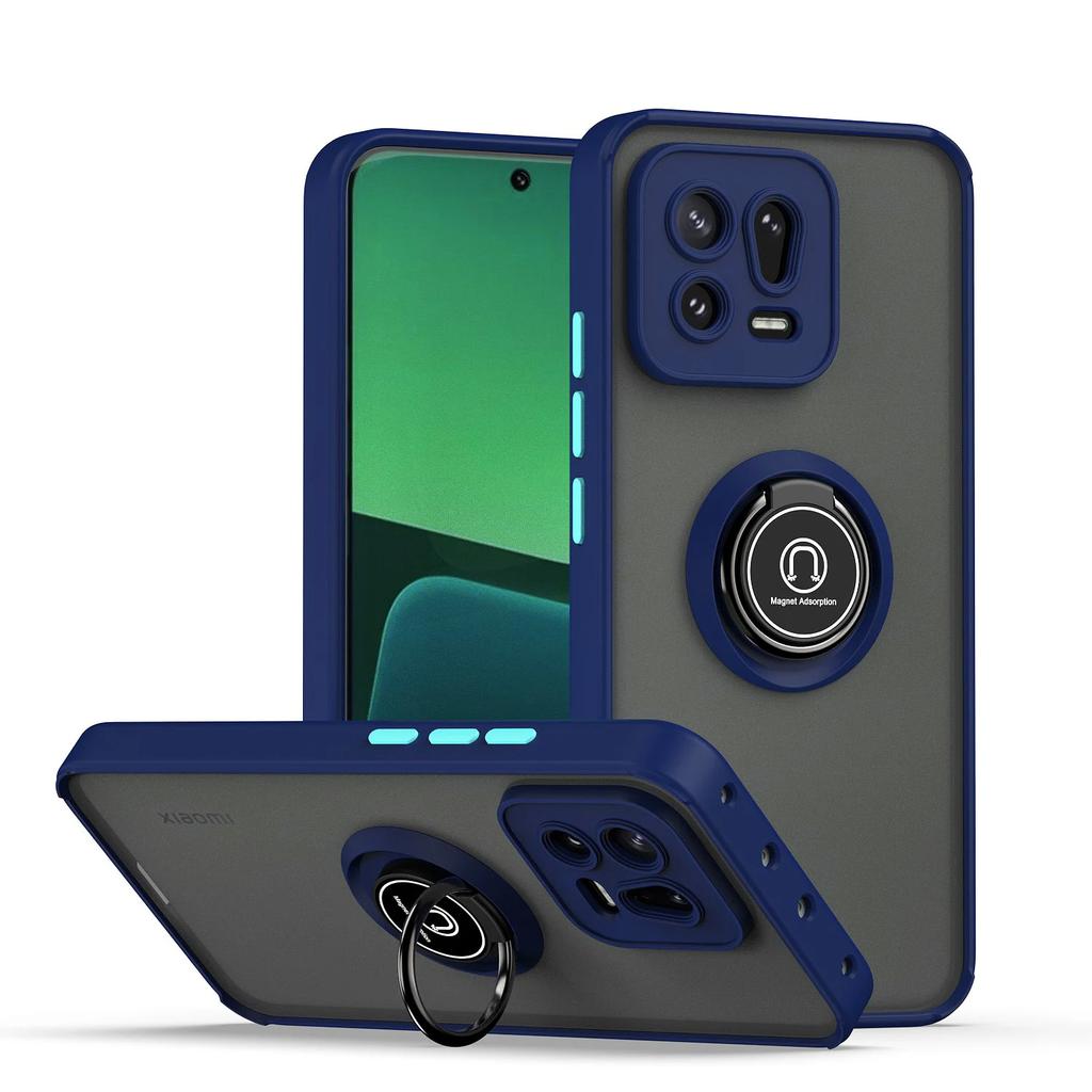 Magnetic Ring Holder Case For Xiaomi Mi 14T 13T 12T 11T 10T 15 Pro Funda For Mi 13 12 11 Lite Ultra Shockproof Armor Phone Cover