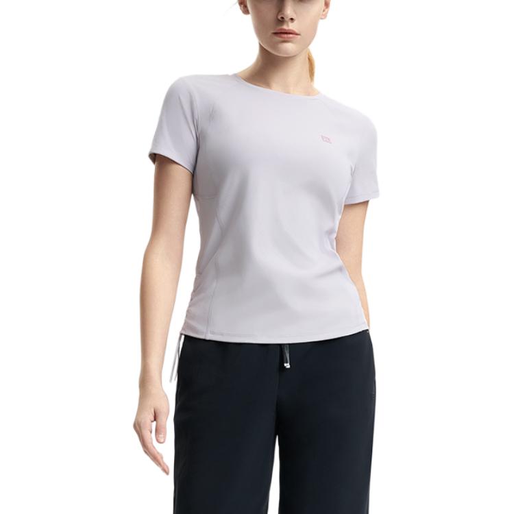 Fila Pullover Fitness Short Sleeve T-Shirt Women Tops Light-Purple A11W511104F-PU