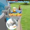 Durable Above Ground Pool Accessories Hooks Swimming Pool Storage Baskets  Backyard