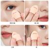 HOOMTREE Finger Mini Sponge with Puff Droplet 6 for Fingertip Cushion Foundation Makeup High Absorbency Puffs, Puffs, Dual-Layer Case, Shape, Colors,