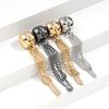 4 Pcs Magnetic Clothing Clips Multi-Function Pinless Brooch Shawl Clips Strong Magnetic Buckle with Chain for Clothes Slimming Accessories