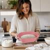 Silicone Bread Proofing Basket with Lid, Heat Dough Fermentation Basket for