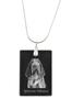 Italian Spinone, Spinone Italiano, Bracco Spinoso – Crystal Pendant with Dog, Silver Necklace with Photo |