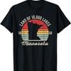Catch Some Rays Vintage Retro Land of 10,000 Lakes 1858 Minnesota T-Shirt