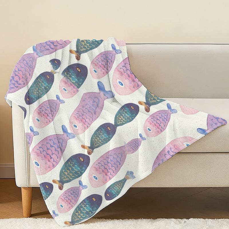 Minimalist Solid Flannel Blanket Soft Skin-Friendly Warm Throw, Perfect for Home, Leisure, Halloween & Christmas Cozy Decor