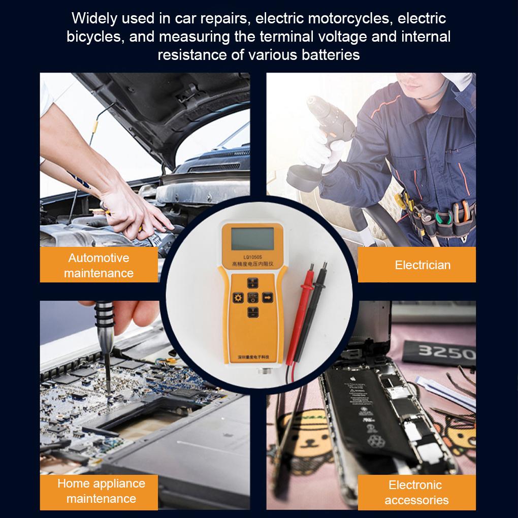 RC3563 Handheld Battery Voltage Internal Resistance Tester High-precision Trithium Lithium Iron Phosphate 18650 Battery Tester