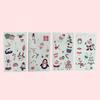 10Pcs Tattoo Decals Easy To Use Anti-fall Lovely Waterproof Sweat-proof DIY Accessory Trendy Halloween Pumpkin Tattoo Stickers for Children