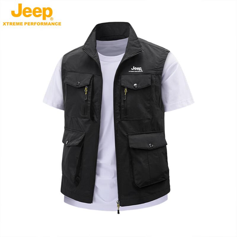 Jeep Men's Outdoor Multi-Pocket Work Vest