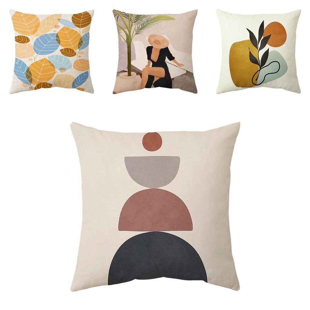 Kissenbezug im nordischen Stil mit neuem abstraktem Druck für moderne Wohnzimmerdekoration