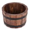 Wooden Flowerpot 28XH17 Low K. Walnut