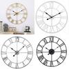 Retro Wall Iron Clock Decorative Hand Home Outdoor Commercial Spaces Up Dress