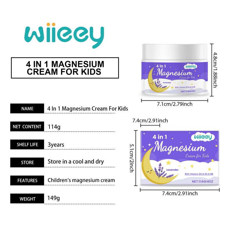 Children'S Moisturizing Magnesium Cream Gentle Moisturizing Moisturizing Nourishing Children'S Skin Daily Care Cream