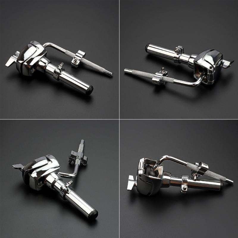 Drum Holder Single Arm Stand Rack Cymbal Mount Holder Percussion Drum Set Clamps Mount Hardware Easy to install