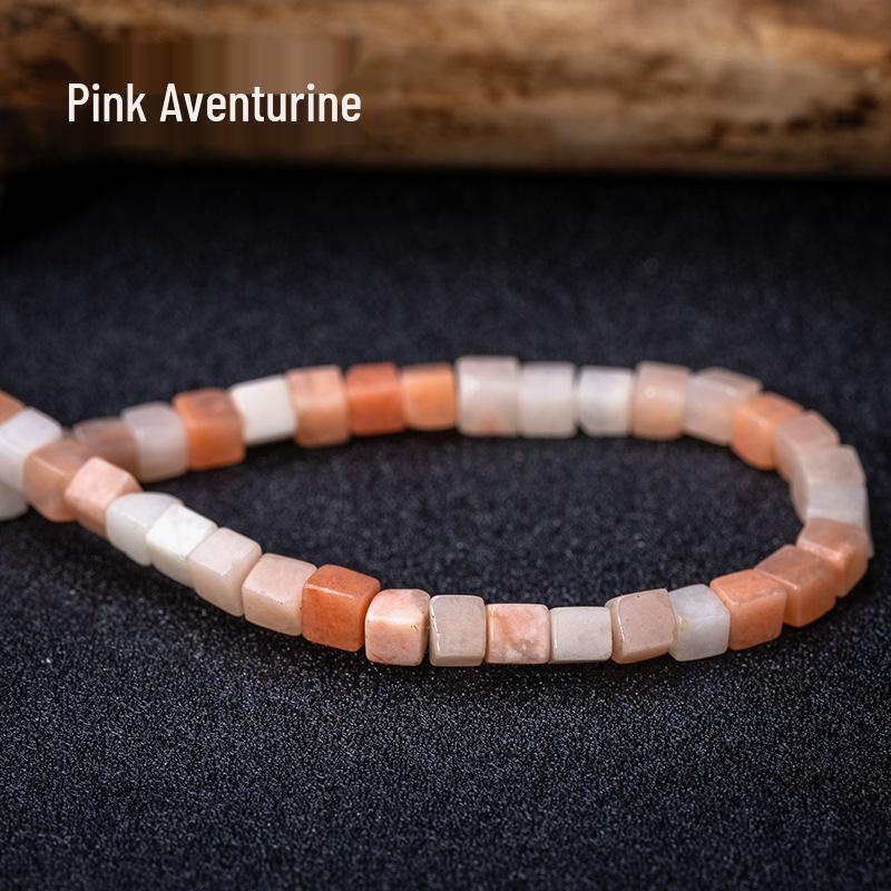 Cuentas de Cubo de Piedra Natural de 4 mm de Lapislázuli y Turquesa – Estilo Creativo