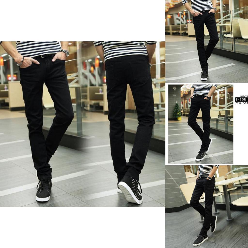 Black Jeans Cod Pants Pants Korean Casual Pants Men 2018 New Fashion Hot
