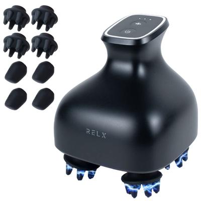 RELX EMS Head Spa IPX7 Waterproof (Domestic Manufacturer) Beauty Appliance Scalp Brush Scalp Care Gift Present Scalp Care (Matte Black)