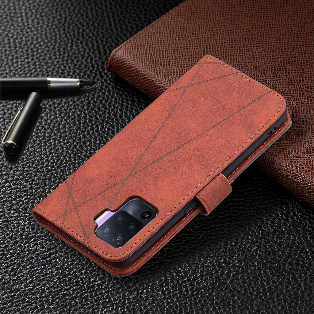 Luxury Wallet Magnetic Card Slot Leather Flip Case For OPPO A94 4G A74 5G A93 5G A54 5G A94 5G F23 K10 4G F19 4G F19 Pro Plus