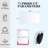 Blind Spot Mirror, Amfor HD Glass Convex Lens Frameless Adjustable Blind Spot Mirror for All Universal Vehicles Car Stick-on Design (2 PCS)