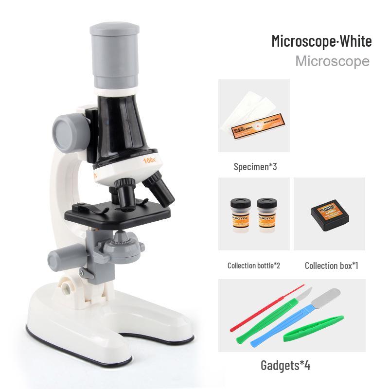 Kids' Portable Microscope Kit: Science Education Toy for Primary School Experiments
