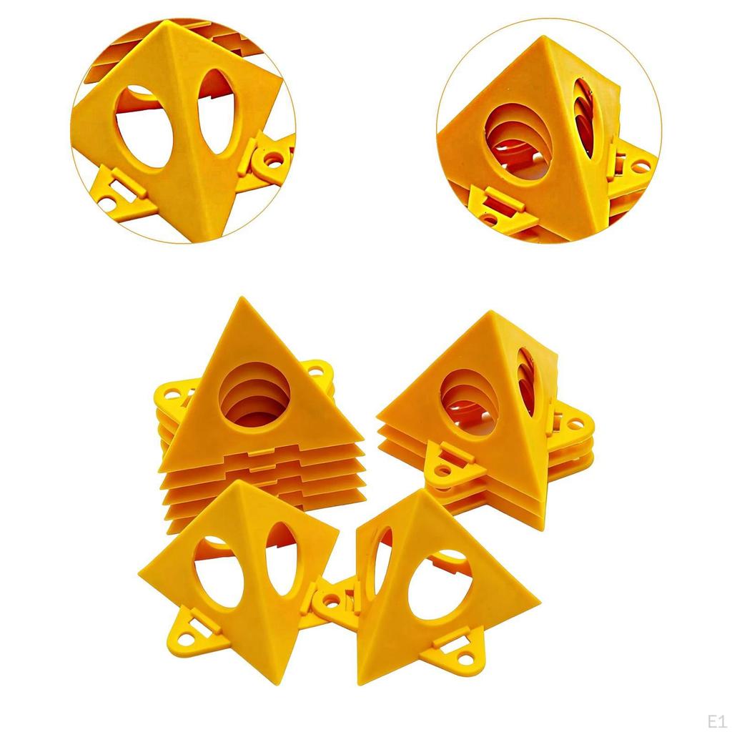 10x Painters Pyramids Stands Mini Cones Paint Stackable Durability Cabinet Doors Pyramid