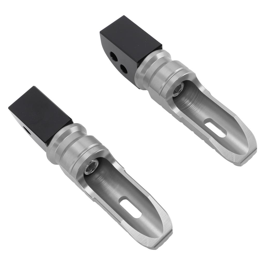 Motorcykel Bakre Pedal Halkskydd Aluminiumlegering Bakre Passagerarfotstöd Ersättning för VOGE 250RR 300AC 500AC Grå