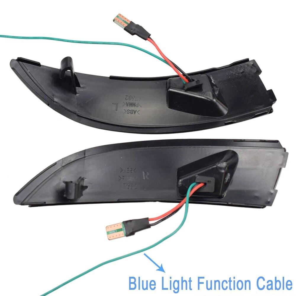 Dynamic Blinker For FORD Fiesta MK8   Mk7 08-17 LED Side Wing Flowing Turn Signal Light Side Lamp Arrow