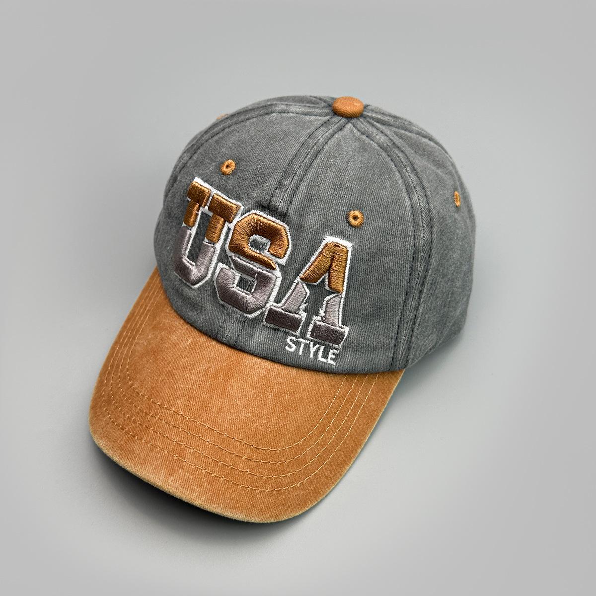 Neue Mode Fastball Cap Klassische USA Bestickte Amerikanische Flagge Baseballkappen Für Männer Frauen Snapback Hut Unisex Hip Hop Hüte 52-60cm