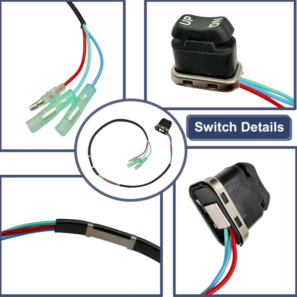703 82563 02 Trim & Tilt Switch Remote Control for Yamaha 2 & 4 Stroke Outboard Motors 703 82563 02 00