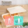 Miaojiayi Eco-Friendly 5-Compartment Corn Starch Meal Box with Lid