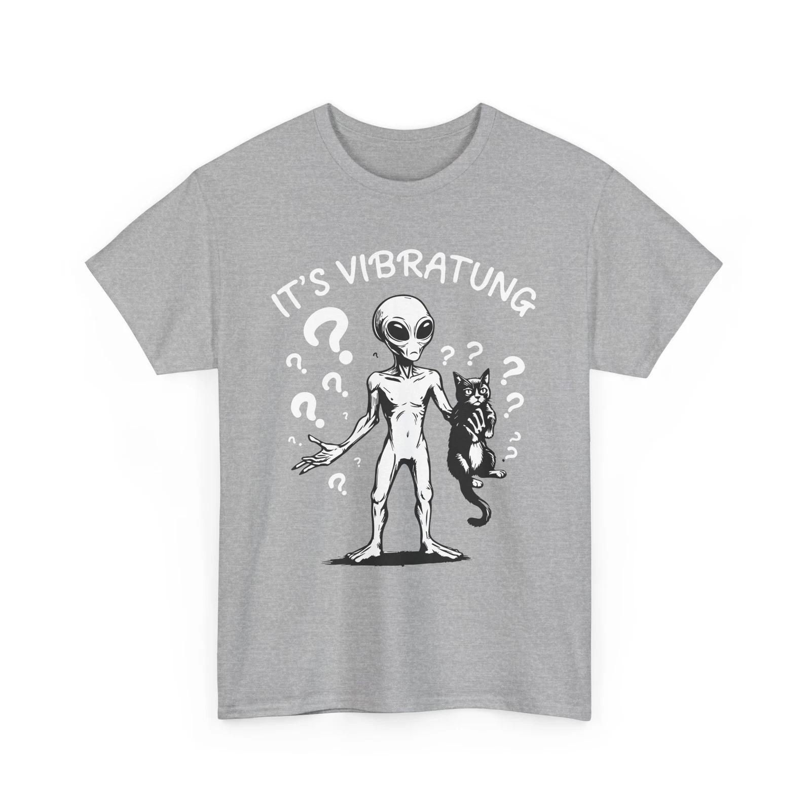 Alien Meme T-Shirt | Its vibrating funny alien cat Shirt S