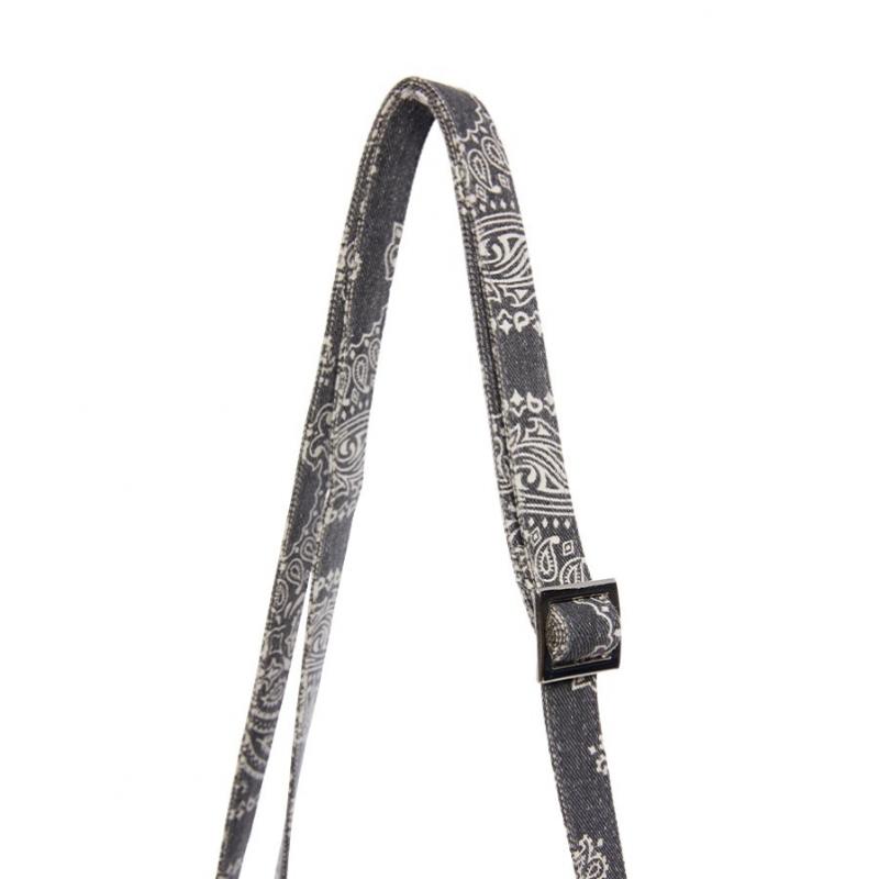 Rheemin Paisley Bucket   Charcoal Black