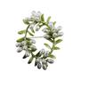 Vintage Green Enamel Pearl Brooch - Women's Retro Myrtle Pin Corsage Accessory
