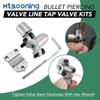 BPV-31 Bullet Piercing Valve Line Tap Valve Kits, Adjustable Valve for 1/4 Inch, 5/16 Inch, 3/8 Inch Outside Diameter Pipes, Replace for AP4502525,