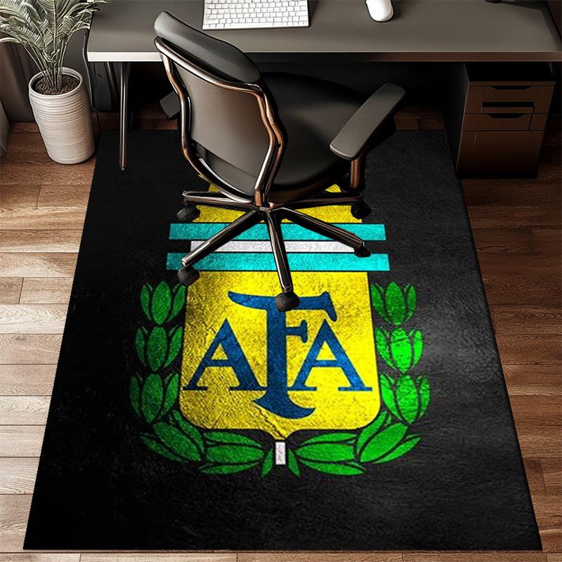 Argentina Football club Printed Office Carpet Chair Cushion Entryway Rug, Rugs for Living Room, Bedroom Christmas gifts