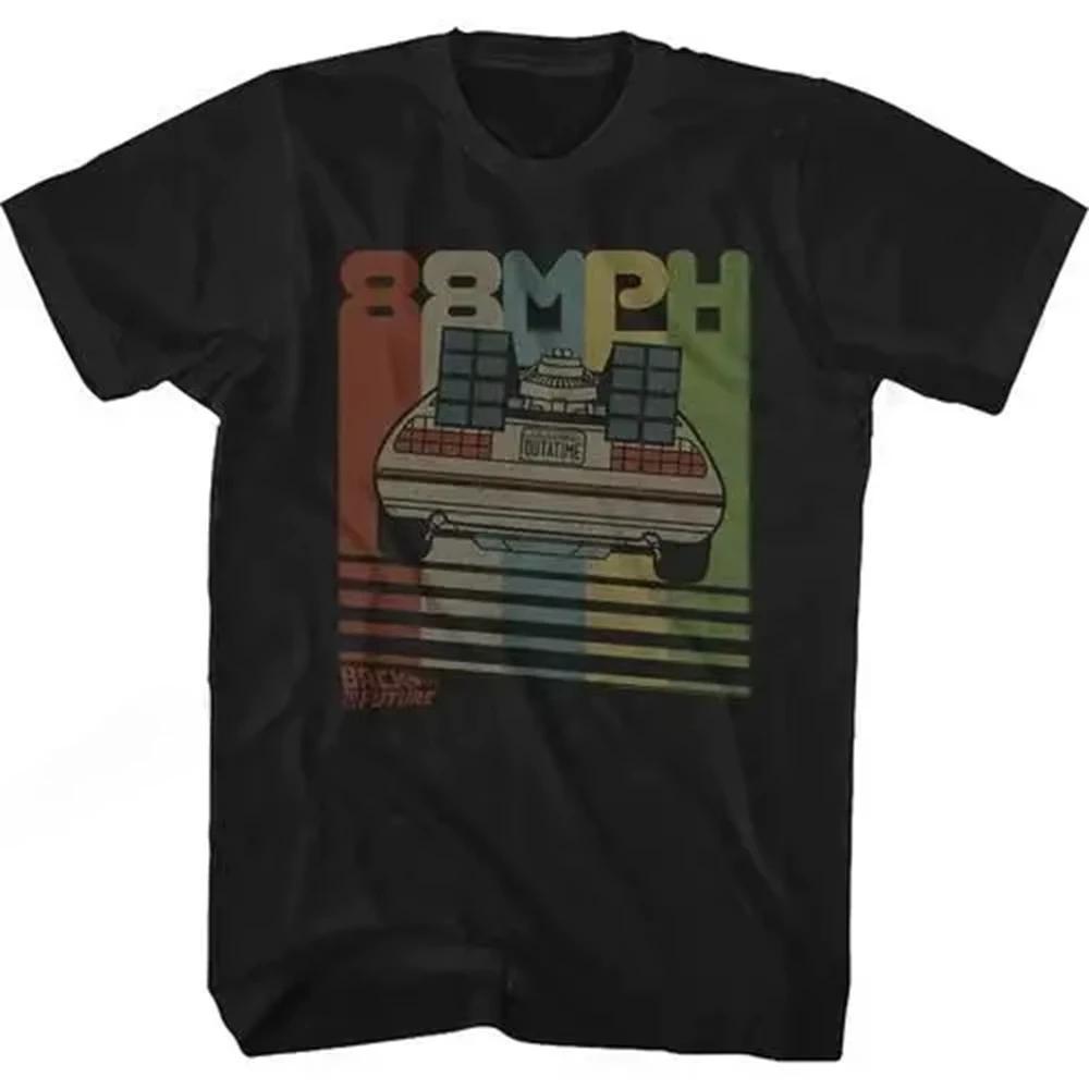 Fashion Hip Hop Streetwear Short Sleeve T Shirt Back To The Future T Shirt Graphic Print Women Back To The Future T-shirt