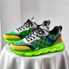 Fashion Men's Green Running Shoes  Fashion Lightweight Breathable Comfortable Sports Shoes Outdoor Basketball Casual Shoes Thick